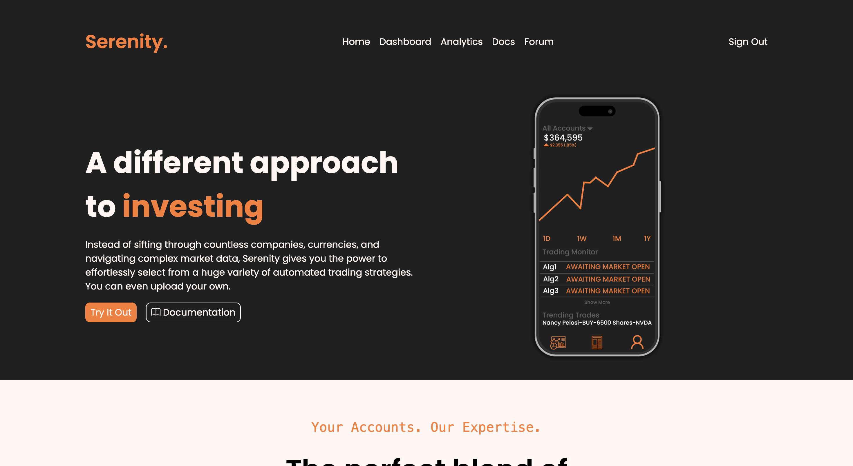 Serenity Application
